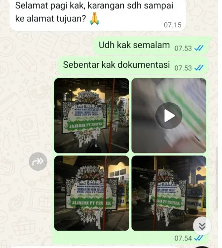 Pengiriman Papan Bunga Selamat Kantor Bupati Makassar