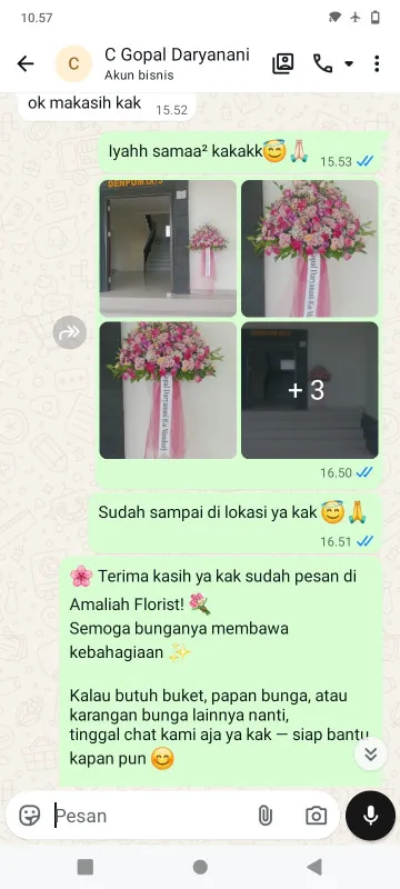 Pengiriman Karangan Bunga Kantor Bupati Makassar