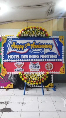 Papan Bunga di Kantor Bupati Makassar